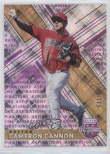 2019 Panini Elite Extra Edition Aspirations Purple 41/250 Cameron Cannon #43 s3g