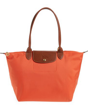 Borsa a tracolla Longchamp Le Pliage grande in nylon ~nuova con scatola~ arancione