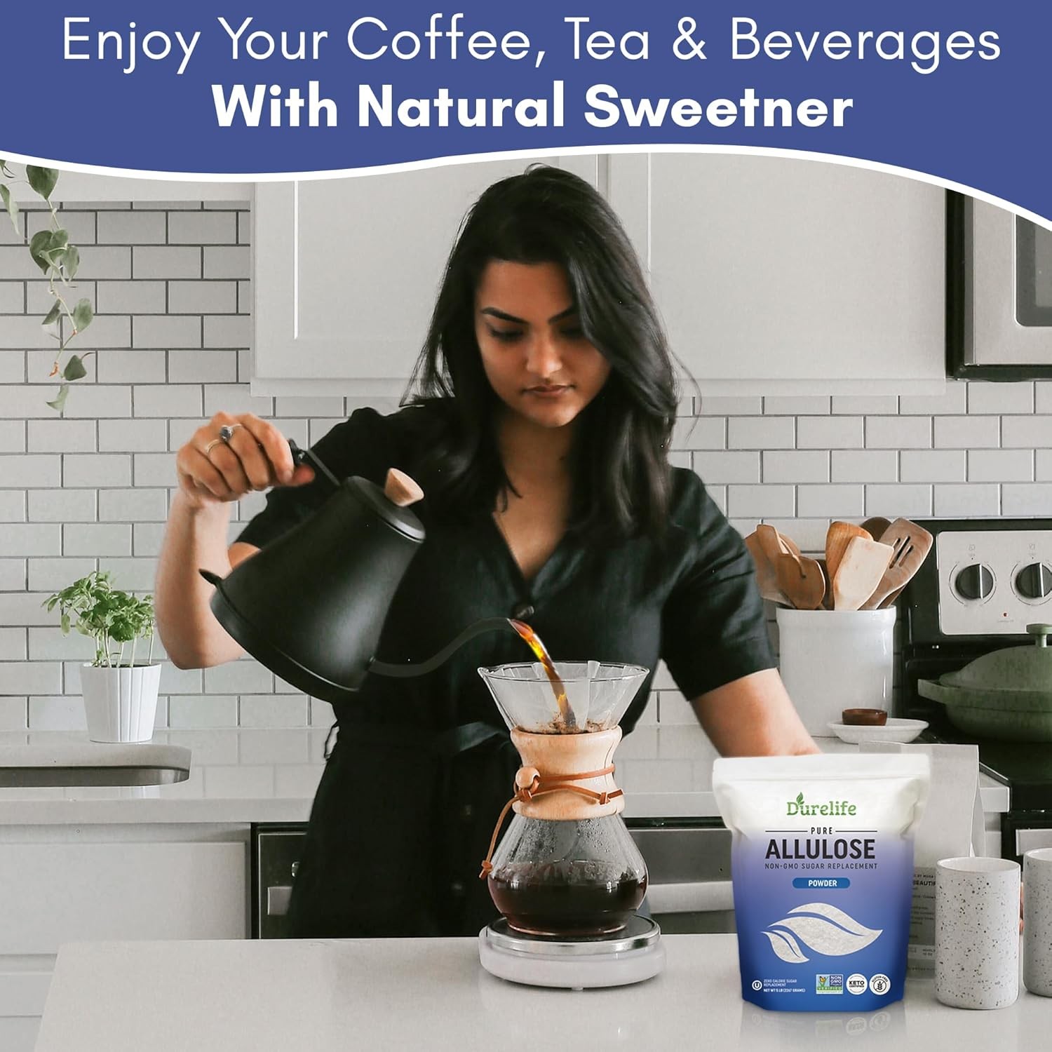 Durelife Allulose sweetener, 1 lb 100% Pure No 16 Ounce (Pack of 1) 