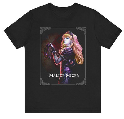 Malice Mizer Mana Sama T-Shirt A | Visual Kei J-Rock Icon Gothic Unisex Tee