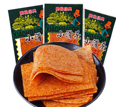 小滑头 经典辣片 18克*10包 Xiao Hua Tou Classic Spicy Snack Slices   18 g × 10 Packs