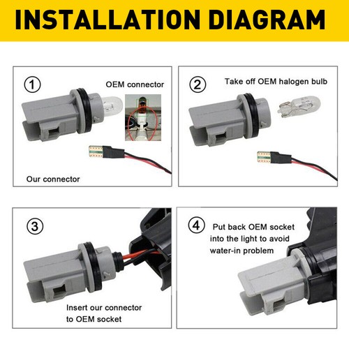 For MINI Cooper R57 R56 R55 R58 R59 Rear Front LED Side Fender Marker Light Lamp - Picture 10 of 14