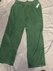 Old Navy Damen Jogginghose grün Kordelzug einfarbig Normalgröße weites Bein
