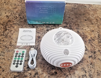 Flying Saucer Projector Lamp New in Box - Never Used