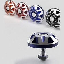 2PCS Aluminum Alloy License Plate Screws with Plate Holder Bolts for Vehicle