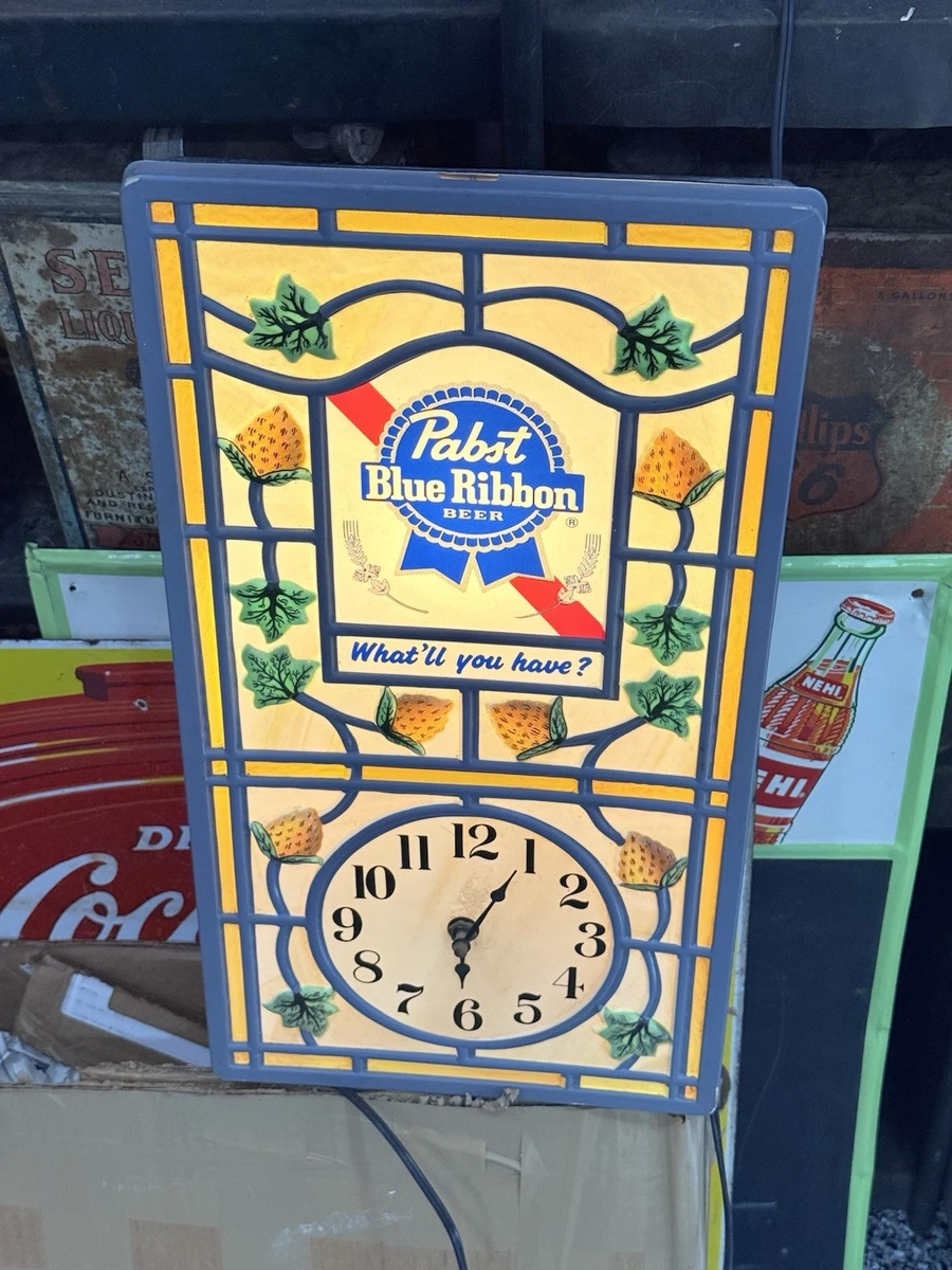 Pabst Clock In Collectible Pabst Signs & Tins for sale | eBay