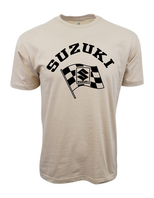 Suzuki Flag Graphic T shirt  Sand