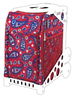 Zuca Sport Insert -  Paisley in Red (Insert Only)