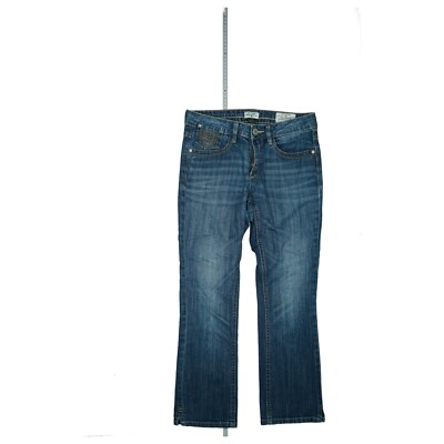 Tom Tailor Alexa Womens Jeans 7/8 Ankle Pants Stretch Slim Capri W27 Used Blue Excellent