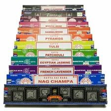 Satya Sai Baba Nag Champa Assorted Mixed Incense Sticks Fragrance 12 X 15gm