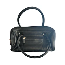 Ili Stylish Black Leather  Bag