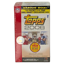 2006 TOPPS FACTORY SEALED BLASTER FOOTBALL WAL MART BOX *BUSH CUTLER DREW RC