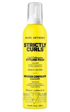 Marc Anthony Strictly Curls Curl Enhancing Styling Foam Extra Hold Mousse 10 oz