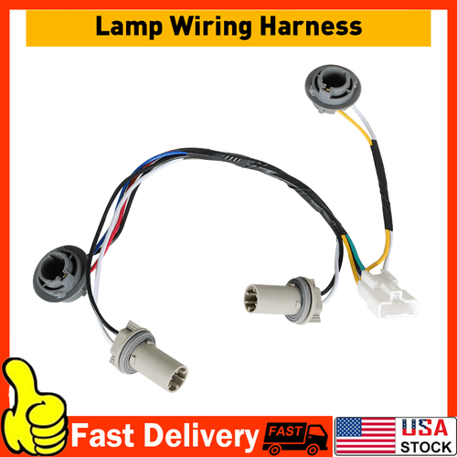 2 pcs For 2011-2014 Hyundai Sonata Rear Taillight Lamp Socket & Wiring Harness K - Picture 15 of 19