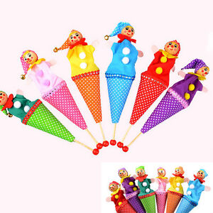 Clown Marionetten Spielzeug Baby Padagogisches Knallen Oben Puppen Arten Grspf Ebay