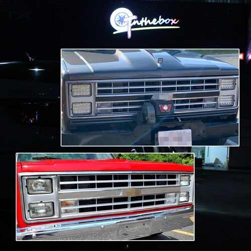2X Chrome Front Turn Signal Side Corner Marker Lights For Chevy GMC Pickup Truck - 第 10/10 張圖片