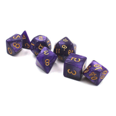 7PCS Polyhedral D4-D20 Würfel für DND MTG RPG Dungeons & Dragons Tischspiele