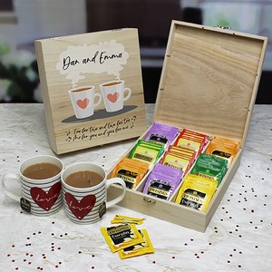 personalised wooden tea set