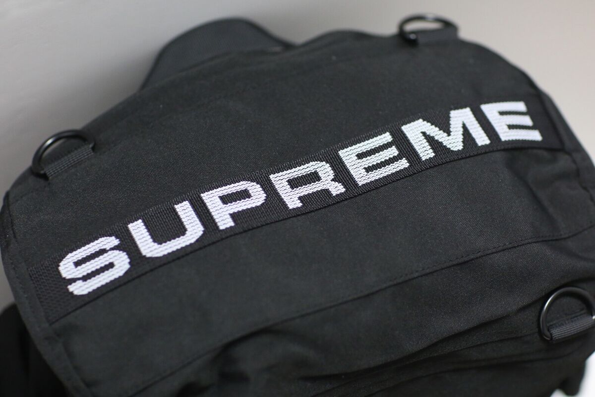 3/7まで！　Supreme 23SS Field Backpack Black Supreme Field Backpack (SS23) - $158