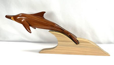 Dolphin Wooden Art Statue Maine State Prison Thomaston Handcraft by the Inmates