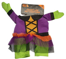 Witch Dog Small Pet Halloween Front Small Breed Costume New with Flaws Snags