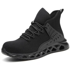 Steel Toe Safety Shoes for Men Women Lightweight Work Sneakers Industrial Boots