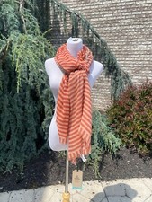 prAna LUCINDA SCARF Women's Accessory Wrap Vino Stripe Fall Festival Casual New