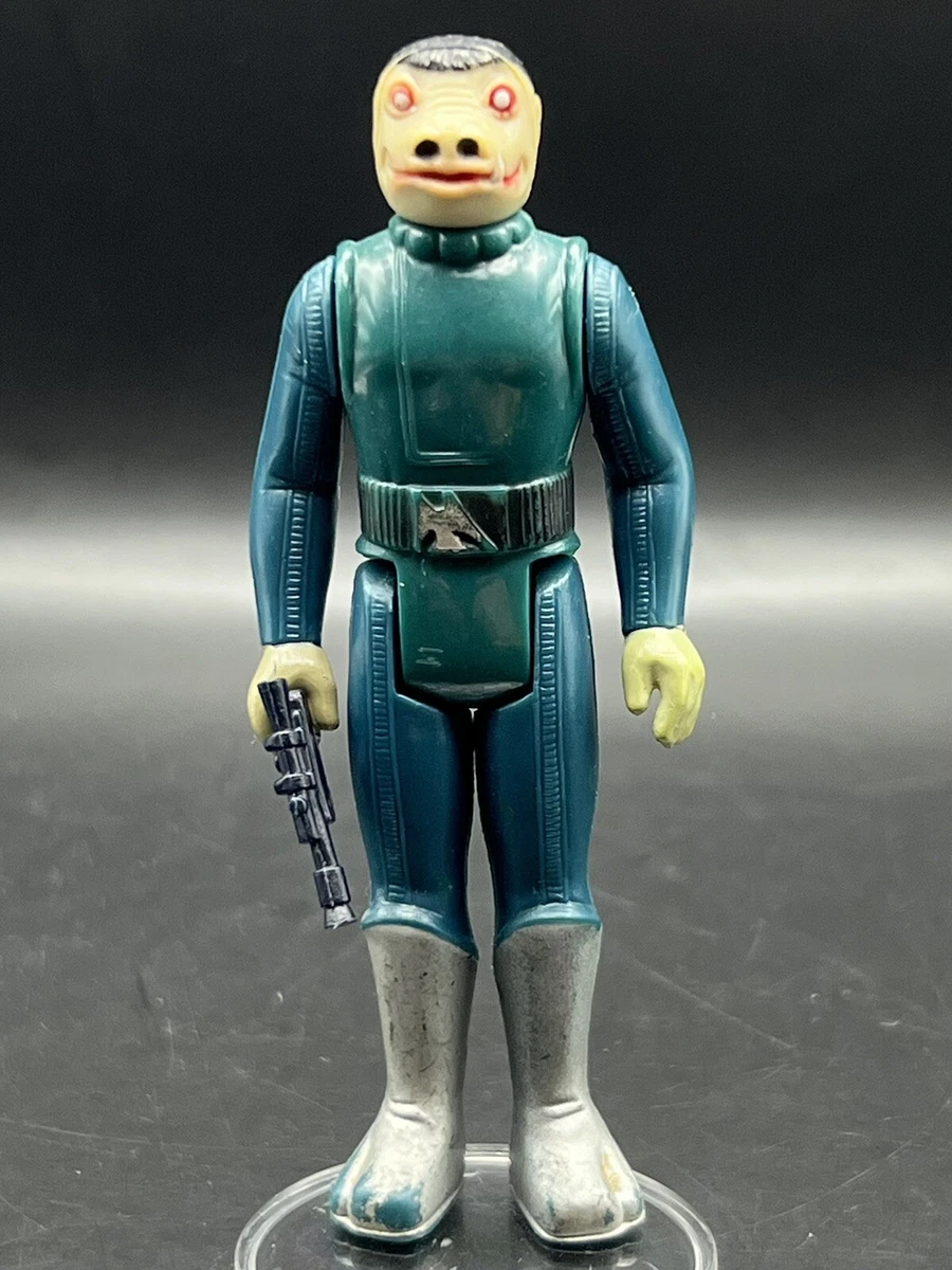 Star Wars ANH Kenner Vintage 1978 BLUE Snaggletooth Action Figure w OEM Blaster