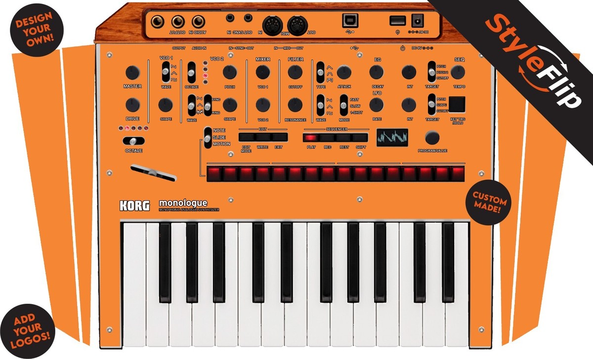 Korg Monologue Skin | Custom Design | Protective Decal | StyleFlip
