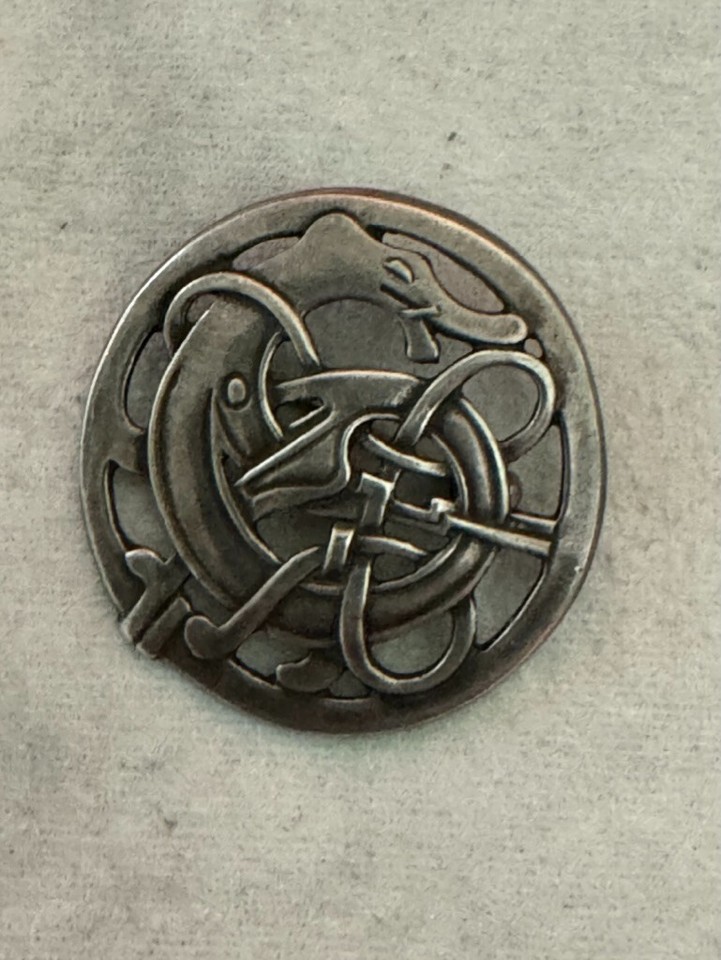 Broche/Pendentif Viking En Argent Sterling David Andersen - Vintage Norvège - Neuf Avec étiquettes