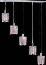 Elegant Lighting Mini 8-Inch High 5-Light Cha...