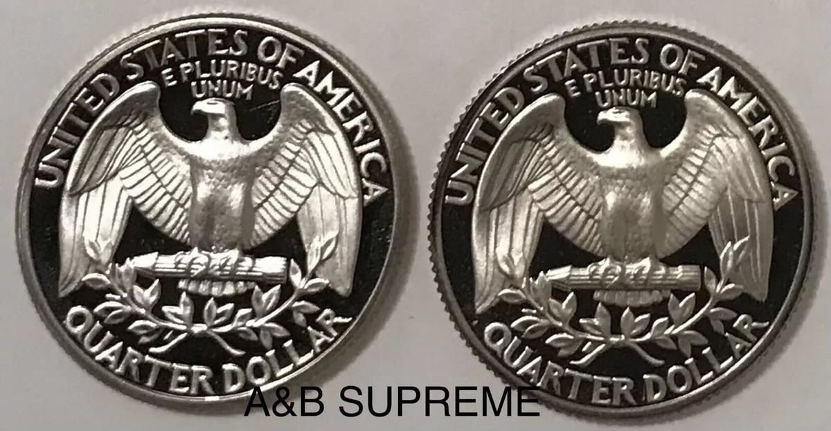1979 S Washington Quarter Dollar Type 1 & 2 Filled & Clear S