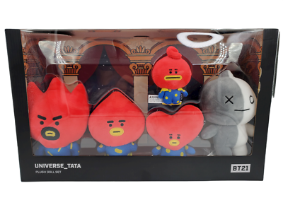 OFFICIAL BT21 UNIVERSE TATA – TATA PLUSH DOLL SET, TATA