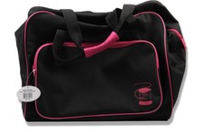 Nähmaschinentasche mit Holzboden Nähmaschinen Tasche 24x32x45 cm schwarz Groves
