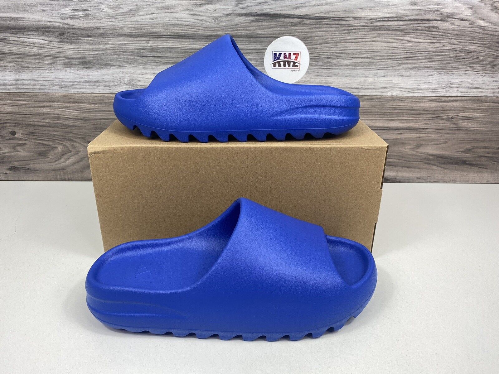 *NEW Adidas YEEZY Slide AZURE Blue | Size 11 | ID4133 IN HAND 