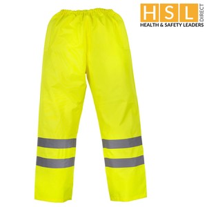 Hola Vis Pantalones Impermeable a prueba de viento alta Viz Pantalones  Pantalones Ropa De Trabajo | eBay