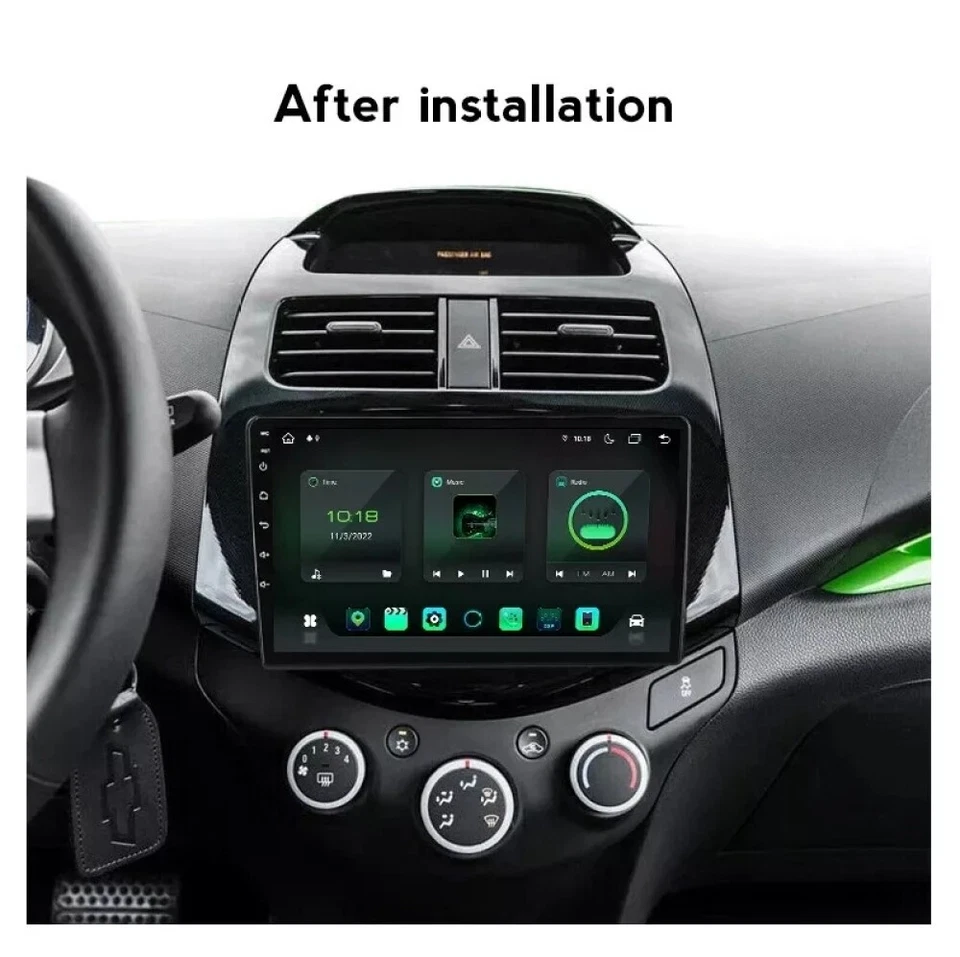 适用于 2013 年 2015 雪佛兰 Spark 汽车立体声收音机 Android 15 Carplay GPS +摄像头 — 第 3/4 张图片