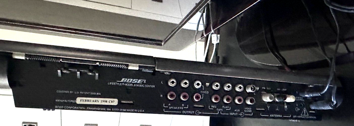 Bose Lifestyle Model 5 Music Center +Double Cube Speakers