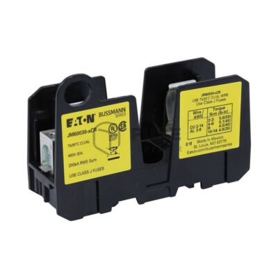 Porte-fusible Eaton Bussmann JM60030-1CR 30A 600V - 1 Pièce Neuve