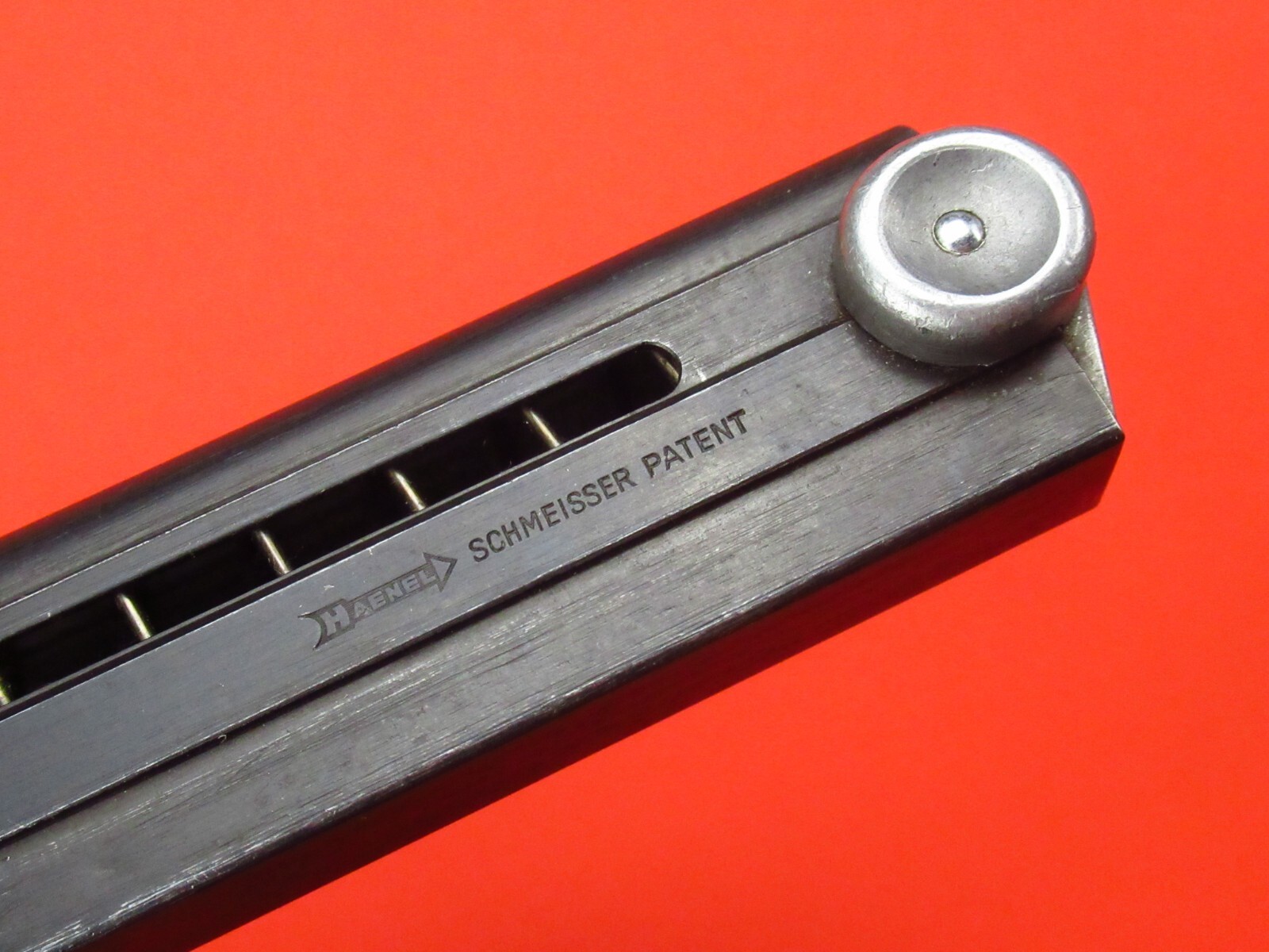 E/c  Mauser Banner WWII Police LUGER P08 Haenel Schmeisser MAGAZINE German 9mm