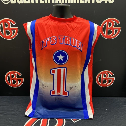 Kurt Angle Signed Jersey WWE TNA Wrestler Olympic Champion HOF Autographed BAS