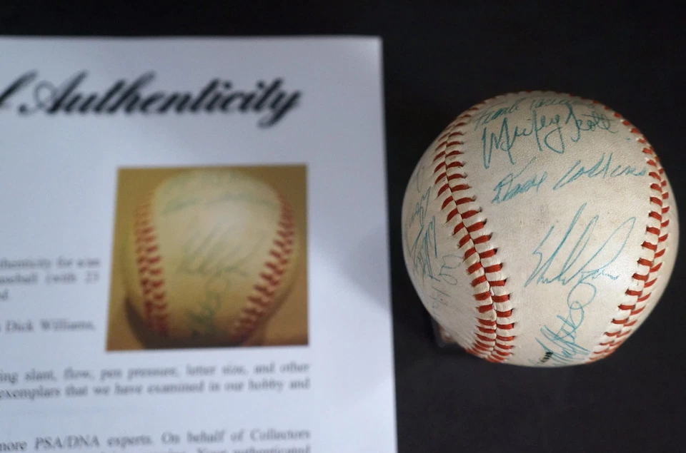 California Angels Signed 1975 Team Baseball 23 Sigs Auto PSA/DNA COA Nolan Ryan - Image 3 of 4