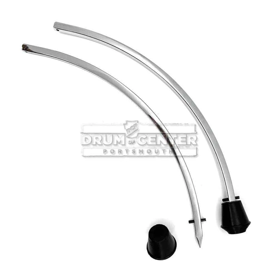 Danmar Ludwig Reproduction Curved Bass Drum Spurs for 22" and Up