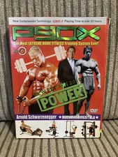 P90X New Edition 2010 Power DVD Set Arnold Schwarzenegger Bodybuilding Rare