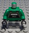 Lego Figure Accessories Top Torso Green With Decor Star Wars