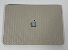 Beige Woven Case Cover for 15-Inch MacBook Air 2023 with Keyboard Skin  Shell