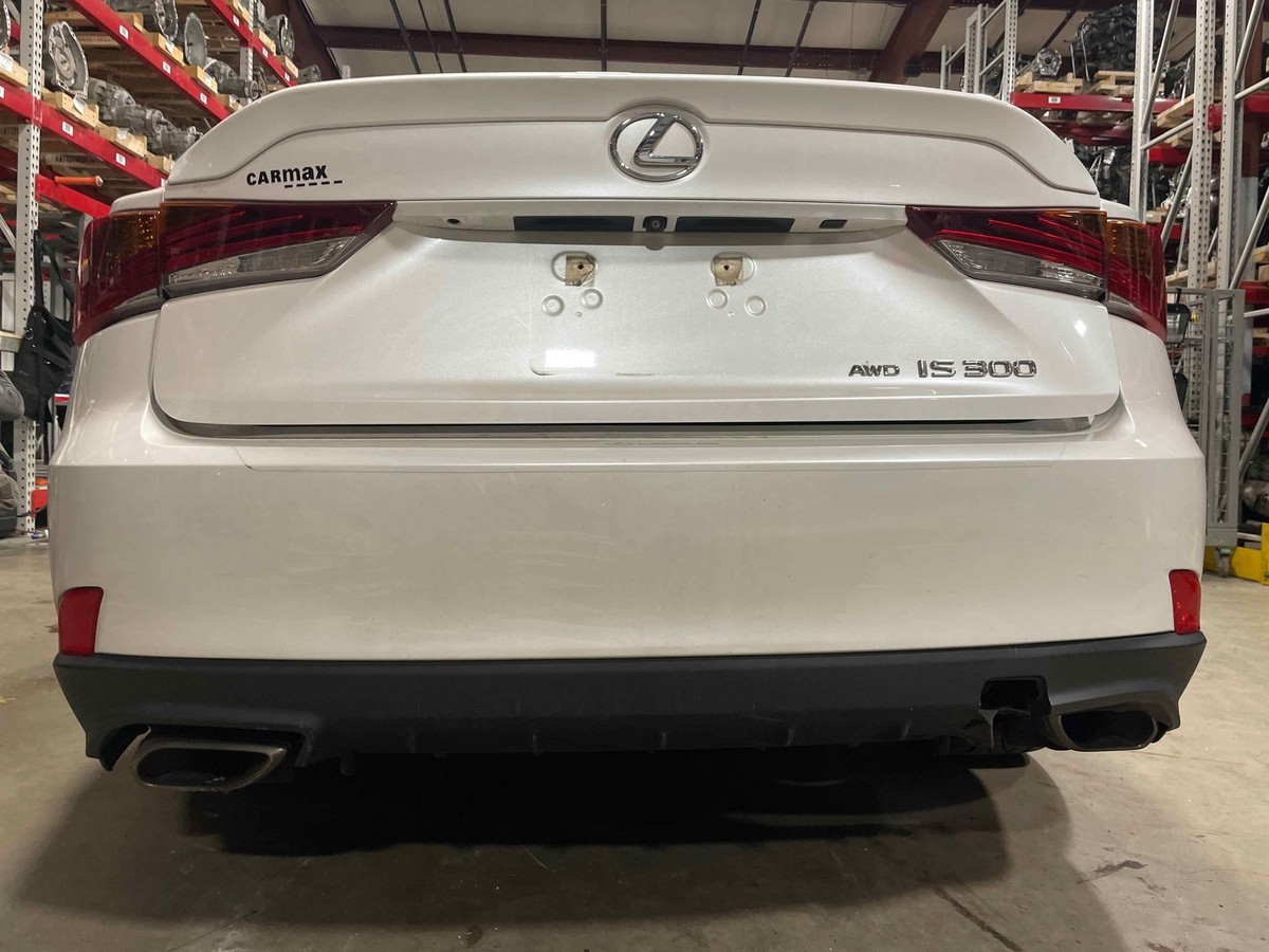 2017 LEXUS IS300 OEM Rear Bumper Cover 085 Sonic Quartz 17-19 | eBay