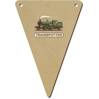 5 Wimpel/Fahnen ''Trainspotter Steam Train'' 140 mm (BN00098432)