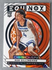 2024-25 Obsidian - Equinox Rob Dillingham #1 Electric Etch Orange Flood /99