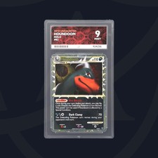 ACE 9 Houndoom Prime Holo 82/90 HG & SS Undaunted Pokémon Card 2010 TCG - POP 5!